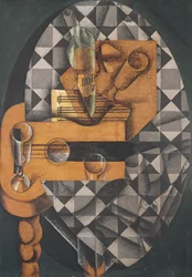 Gitaar, Fles en Glas, 1914